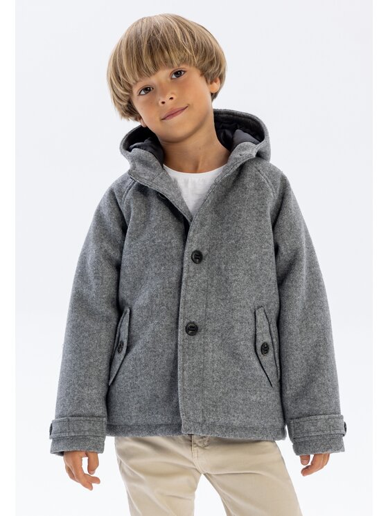 MINOTI MINOTI Kurtka zimowa 19coat10 Szary Regular Fit