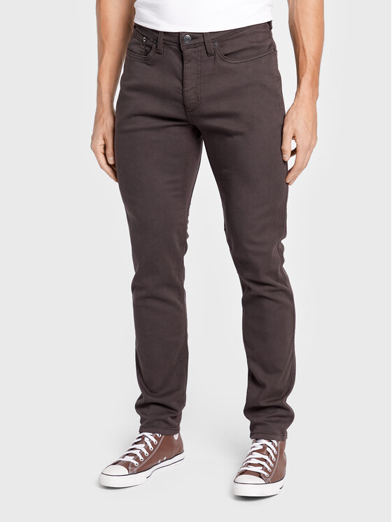 Pantaloni di tessuto MFNS1001 No Sweat Grigio Slim...