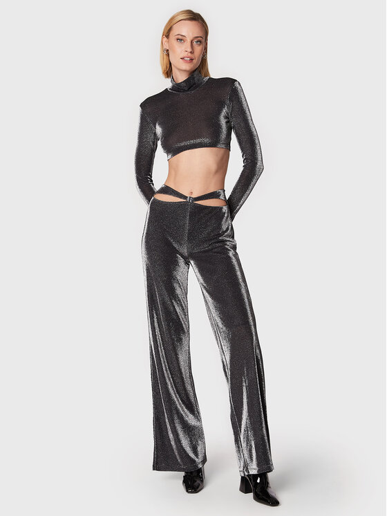 Pantaloni di tessuto Adora RT1990 Grigio Regular