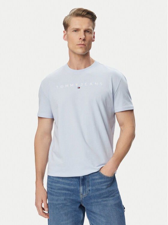 Tommy Jeans Tommy Jeans Тишърт DM0DM20744 Светлосин Regular Fit
