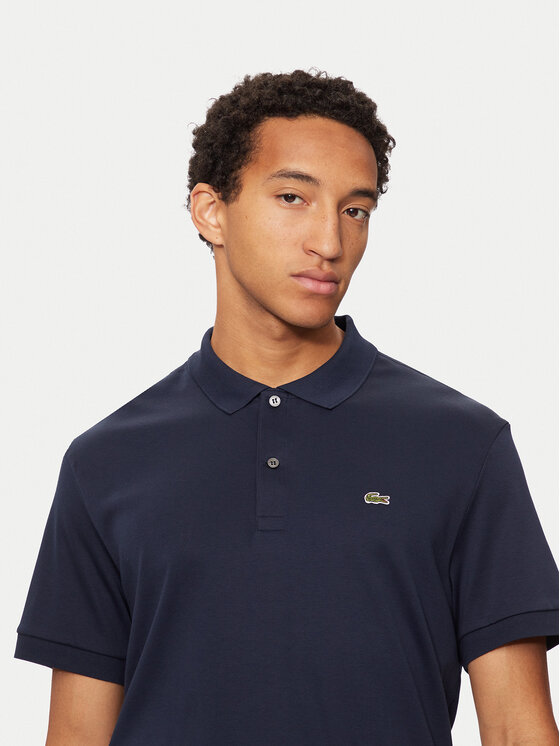 Lacoste Lacoste Polo DH2050 Granatowy Regular Fit