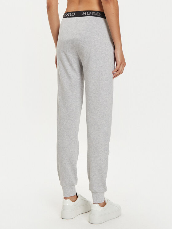 HUGO Hugo Spodnie dresowe Sporty Logo 50520499 Szary Regular Fit