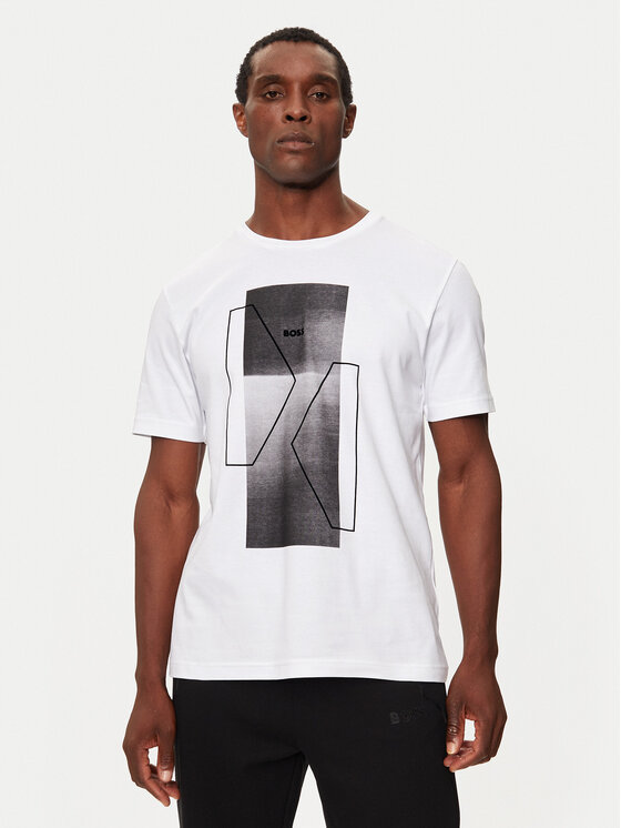 BOSS Boss Футболка 50525219 Білий Regular Fit