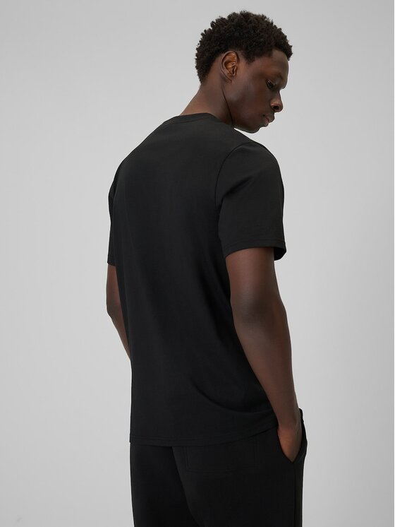 4F 4F T-shirt 4FRSS26TTSHM3637-20S Nero Regular Fit