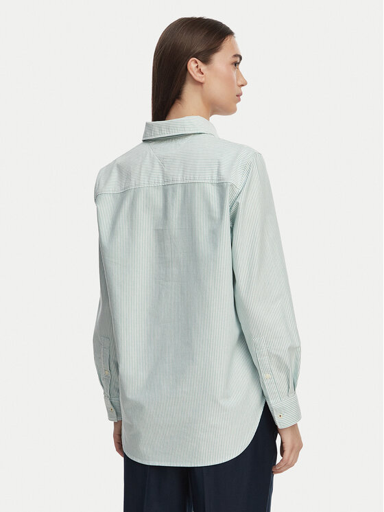 Tommy Hilfiger Tommy Hilfiger Marškiniai WW0WW46111 Šviesiai žalia Relaxed Fit