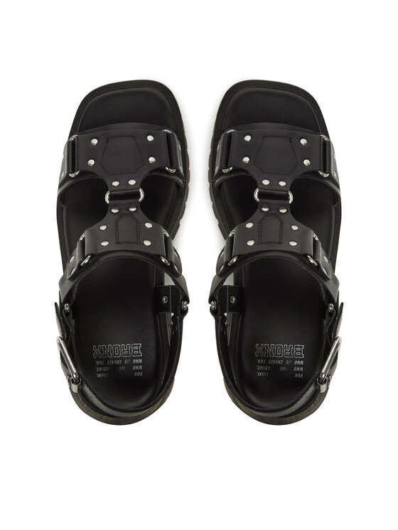 Bronx Bronx Sandale Rac-Quel 85041-A Negru