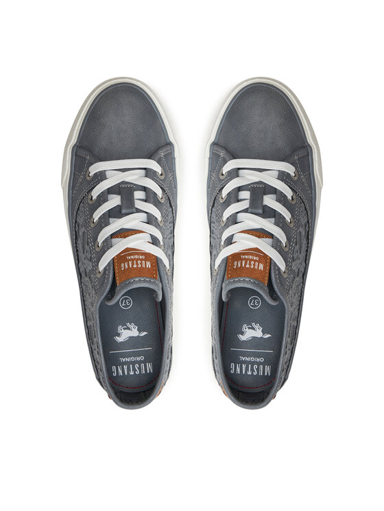 Mustang Mustang Sneakers aus Stoff 1272309 Blau