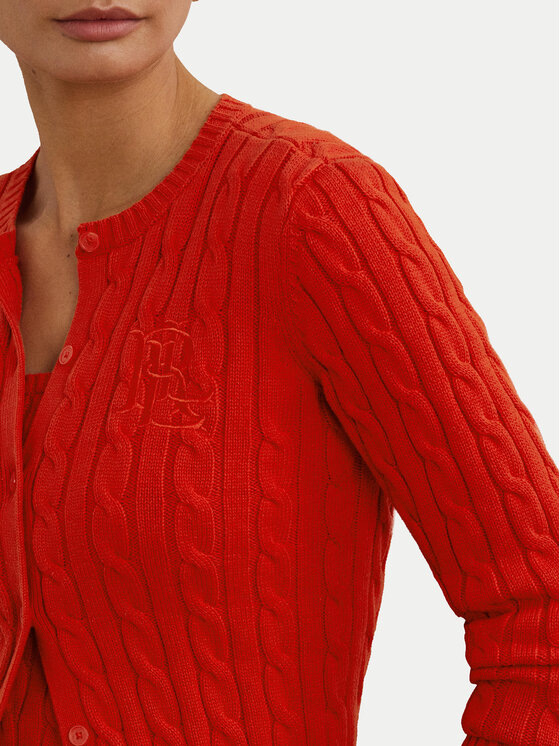 LAUREN RALPH LAUREN LAUREN RALPH LAUREN Kardigan 200932225010 Crvena Slim Fit