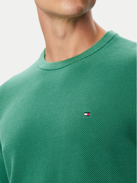 Tommy Hilfiger Tommy Hilfiger Πουλόβερ Essential MW0MW36347 Σκούρο πράσινο Regular Fit