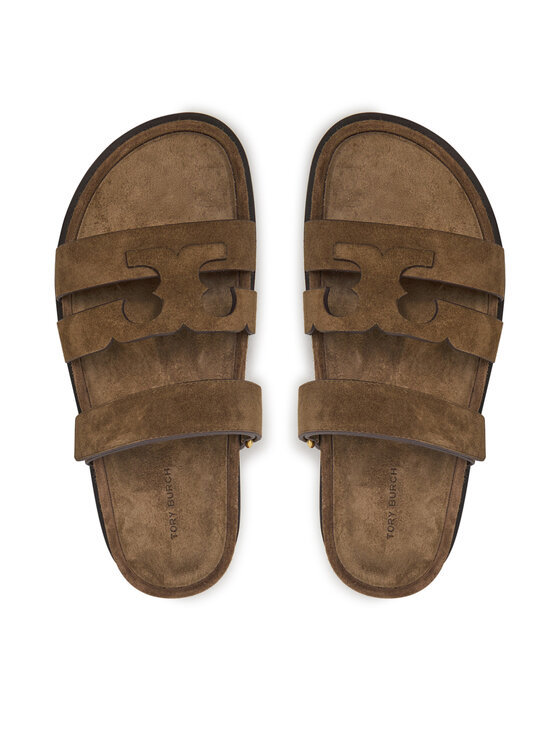 Tory Burch Tory Burch Šľapky Ines Sport Slide 163481 Hnedá