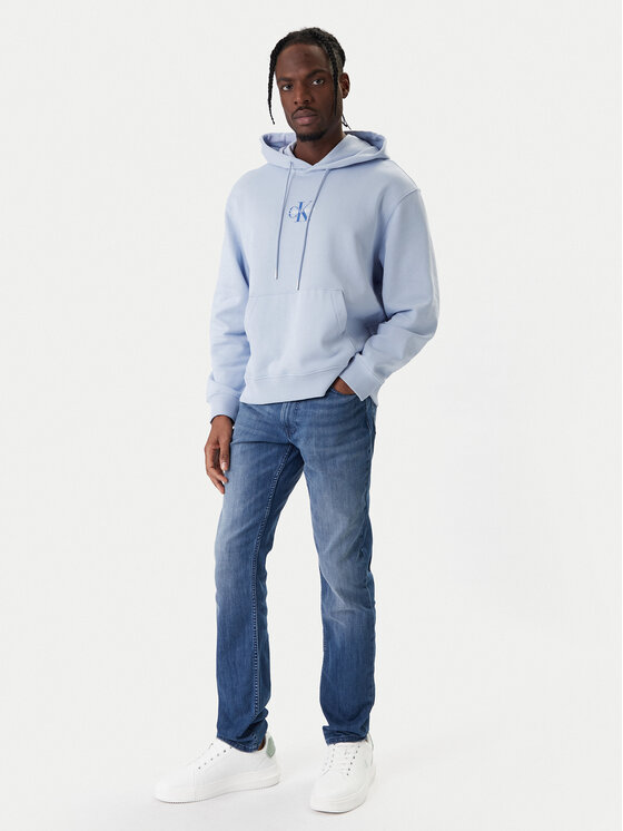Calvin Klein Jeans Calvin Klein Jeans Džemperis ar kapuci LV04RD243G Violets Regular Fit