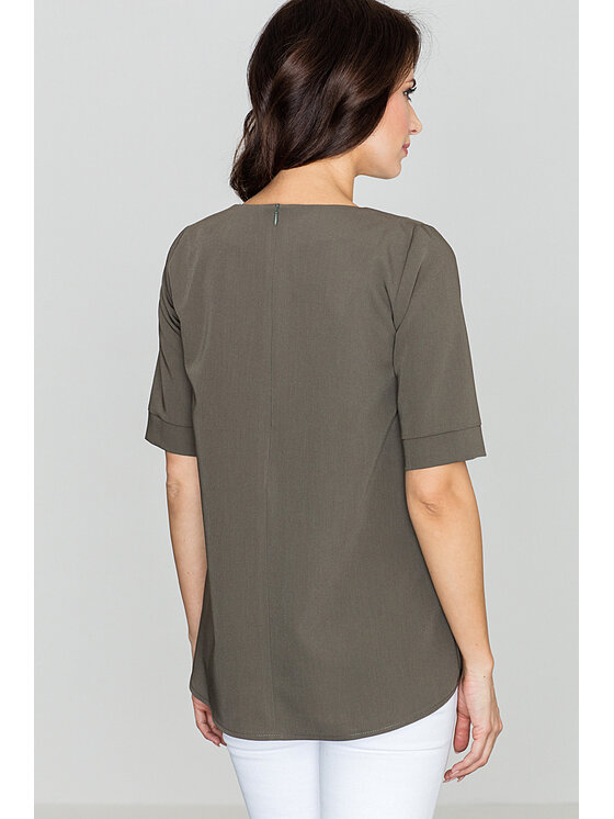 Lenitif Lenitif Blusa K370 Cachi Regular Fit