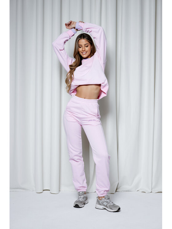 LilaLou LilaLou Dres Poli Różowy Regular Fit