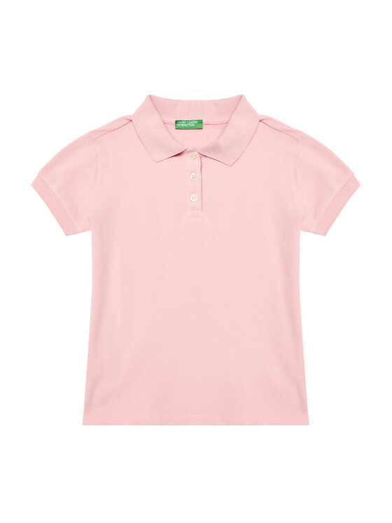 United Colors Of Benetton Polokošeľa 3WG9C300O Ružová Regular Fit