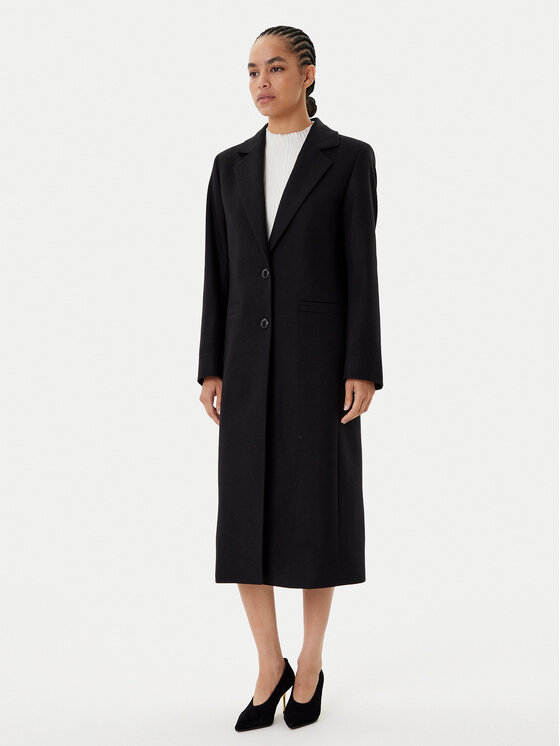HUGO HUGO Villane mantel Mojeni 50547691 Must Regular Fit