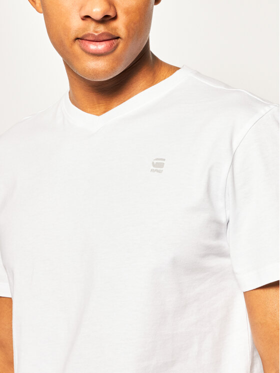 G-Star Raw G-Star Raw T-Shirt Base-S D16412-336-110 Λευκό Regular Fit