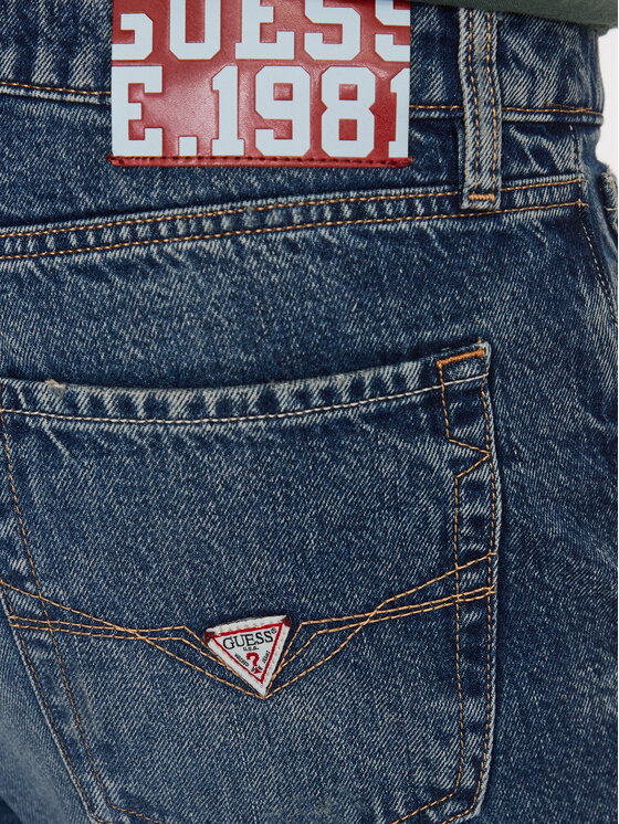 Guess Guess Дънки M3YA37 D4T9I Син Regular Fit