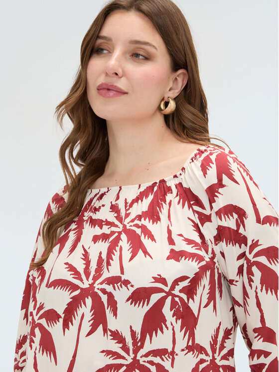 Fiorella Rubino Fiorella Rubino Blusa 2138T002525N0R2 Bianco Regular Fit