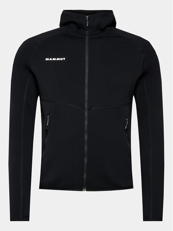 Mammut Mammut Суитшърт Aconcagua Ml Hooded Jacket 1014-04281-0001-115 Черен Athletic Fit