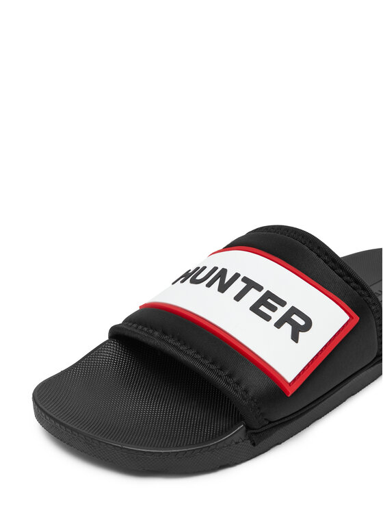Hunter Hunter Klapki M-865993 Czarny