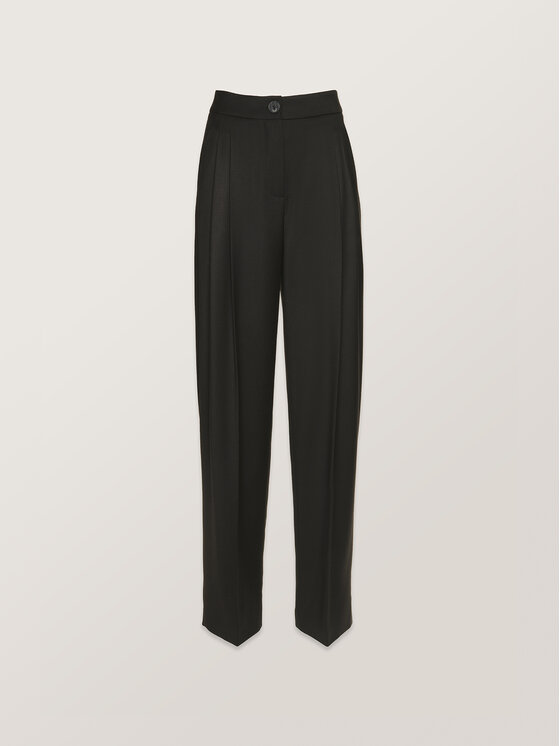 La Mania La Mania Pantalone da abito MARIS Nero Classic Fit