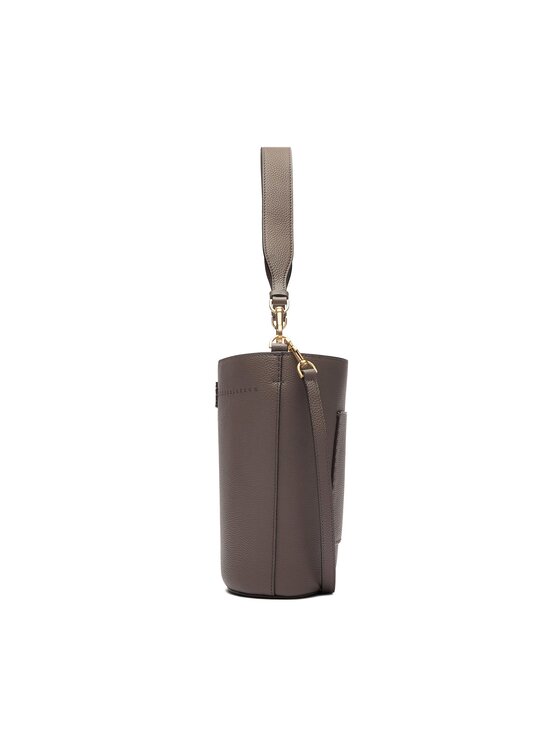 Tory Burch Tory Burch Kabelka McGraw Bucket Bag 143544 Stříbrná