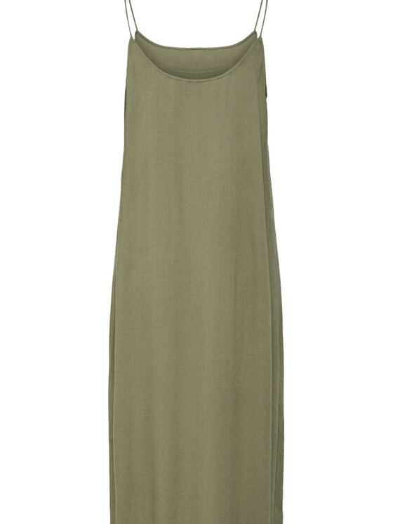 Pieces Pieces Sukienka letnia Pia 17151884 Zielony Loose Fit