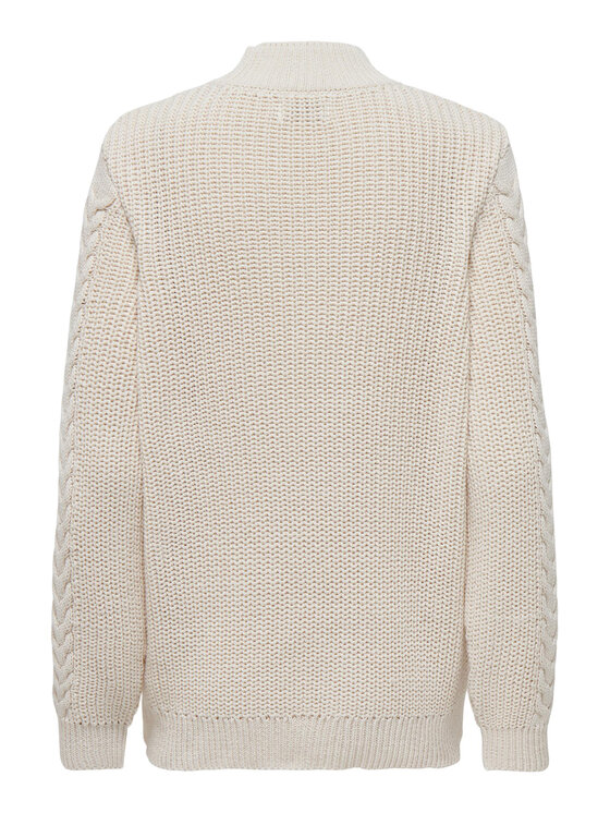 ONLY ONLY Πουλόβερ 15295457 Εκρού Regular Fit