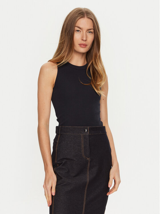 Max Mara Leisure Top Peggi 2426946068 Tmavomodrá Regular Fit