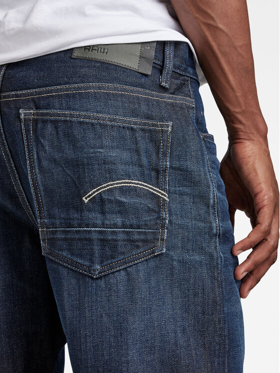 G-STAR G-Star Raw Pantaloni scurți de blugi D20776-B988-D350 Bleumarin Regular Fit