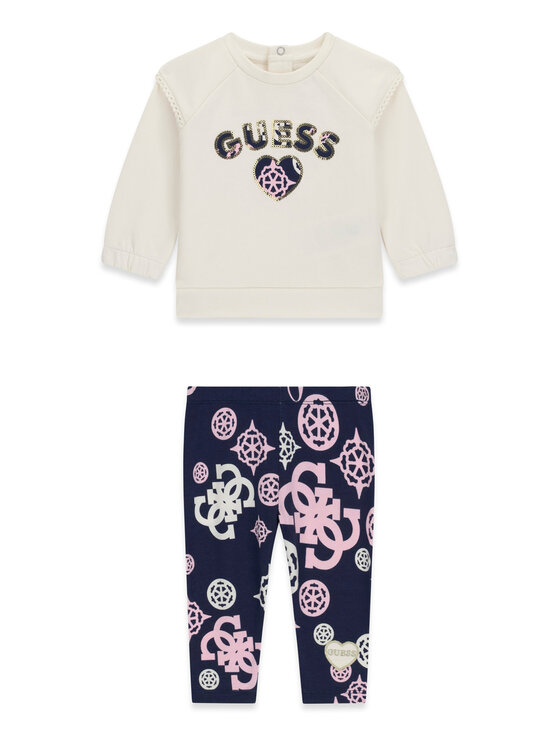 Guess Guess Komplet jopica in legice A6BG11 K5977 Pisana Regular Fit