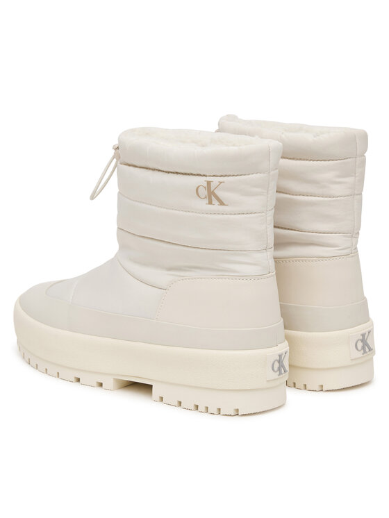 Calvin Klein Calvin Klein Čizme za snijeg Vulc Flatform Snowboot Nyl HW0HW03245 Krem