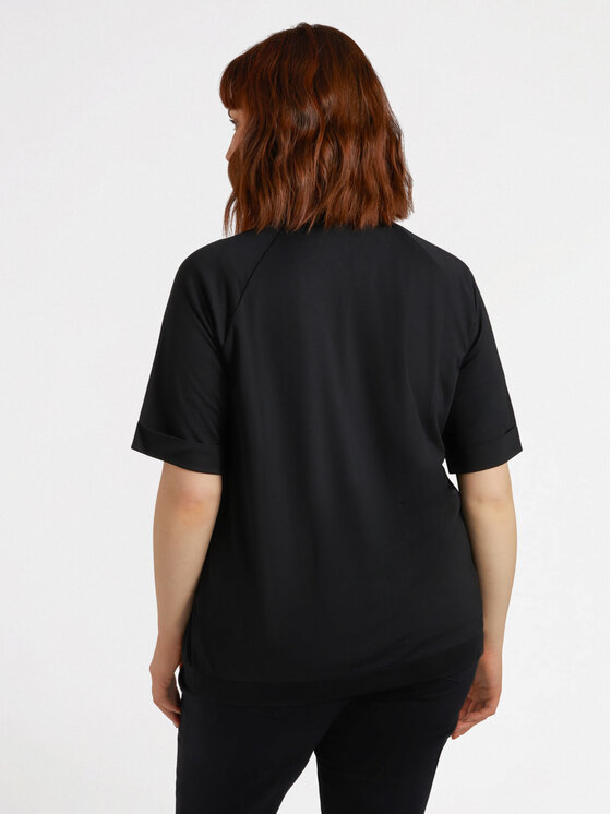 Fiorella Rubino Fiorella Rubino T-shirt G028L008339N033 Nero Regular Fit