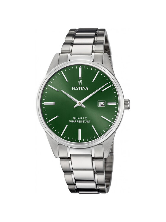 Festina Festina Zegarek F20511-5 Srebrny