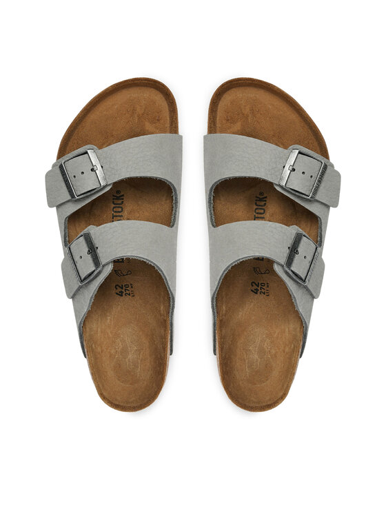 Birkenstock Birkenstock Klapki Arizona Lenb 1020752 Szary