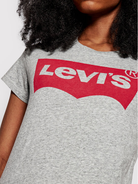 Levi's® Levi's T-Shirt Perfect Graphic Tee 7369-0263 Γκρι Regular Fit