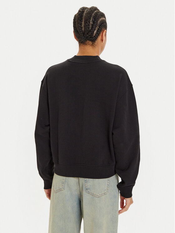 HUGO Hugo Majica dugih rukava Daxandria 50527463 Crna Relaxed Fit