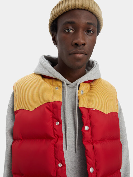 Levi's® Levi's® Varrukateta jakk Western Super Puffer A5634-0003 Punane Regular Fit