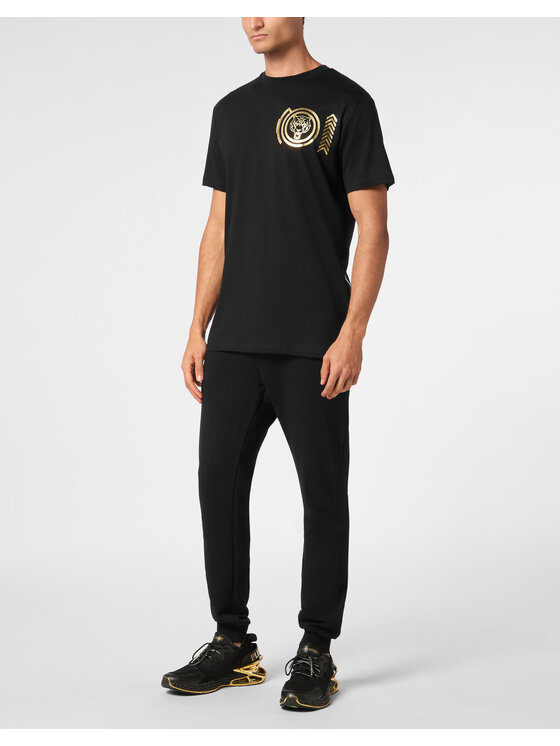 Plein Sport Plein Sport T-Shirt 22423 Czarny Regular Fit