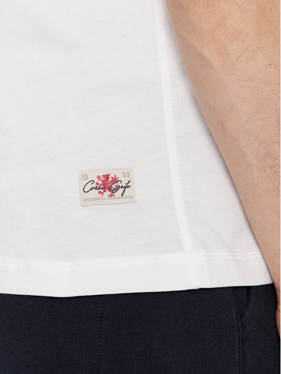Aeronautica Militare Aeronautica Militare T-särk 241TS2203J629 Valge Regular Fit
