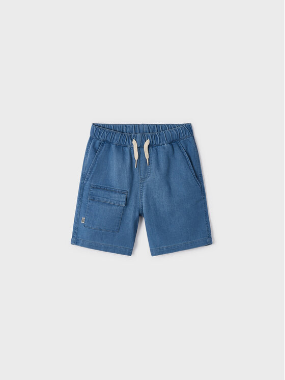 Mayoral Mayoral Шорти от плат 3229 Син Regular Fit