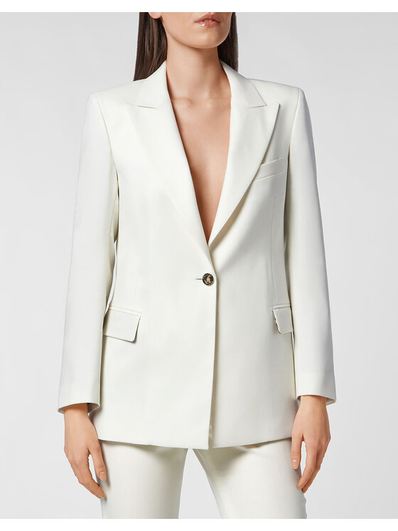 PHILIPP PLEIN PHILIPP PLEIN Giacca da abito 3251 Bianco Loose Fit