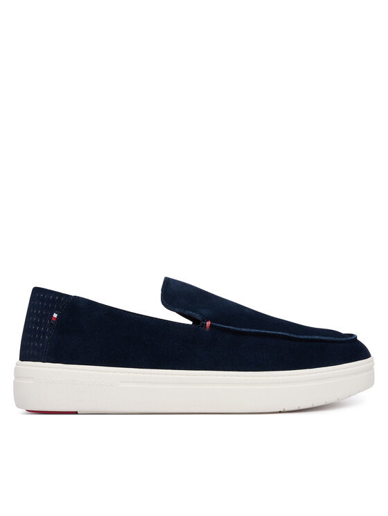Tommy Hilfiger Tommy Hilfiger Loafers Modern Light Suede Loafer FM0FM05924 Blu scuro