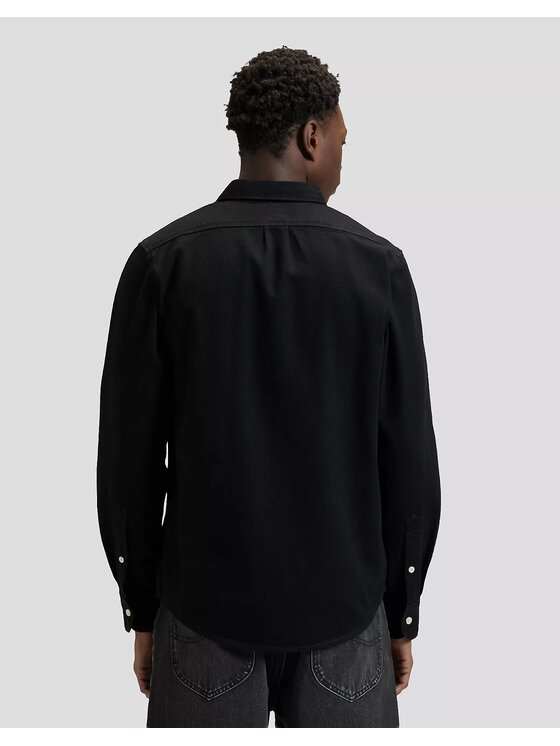 Lee Lee Koszula BUTTON DOWN Czarny Regular Fit