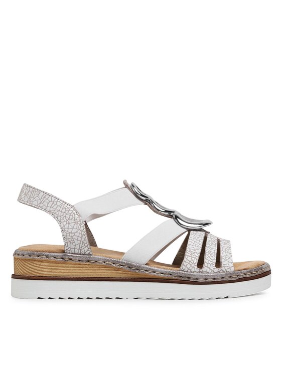 Rieker Rieker Sandalen 679L4-80 Weiß