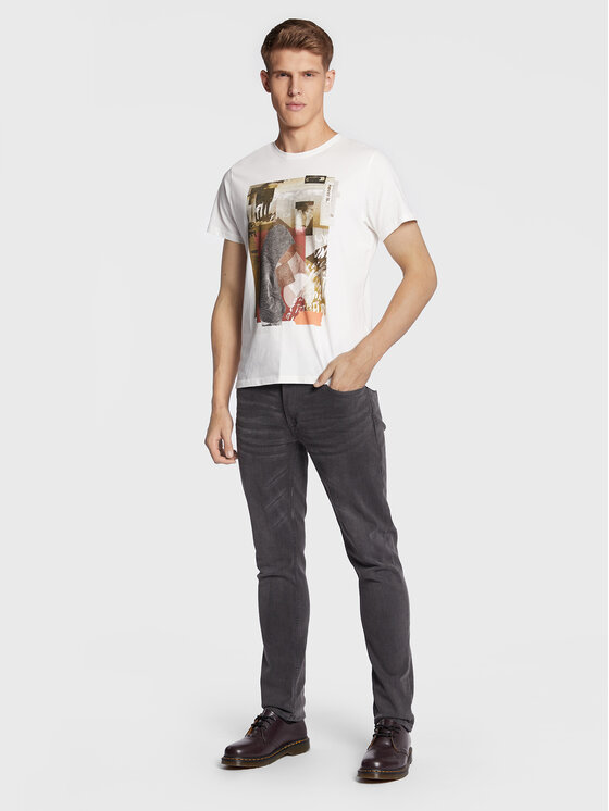 Blend Blend Traperice Twister 20715000 Siva Slim Fit