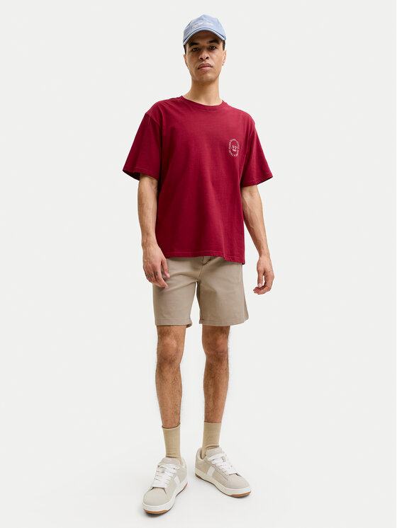 Jack & Jones Jack & Jones Medžiaginiai šortai Ace Neo 12292443 Tamsiai mėlyna Regular Fit