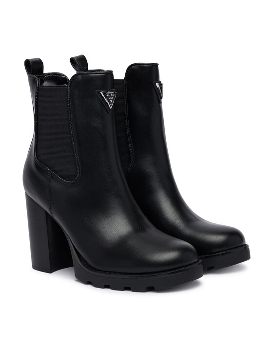 Guess Guess Īsie zābaki FLFNEL ELE10 Melns