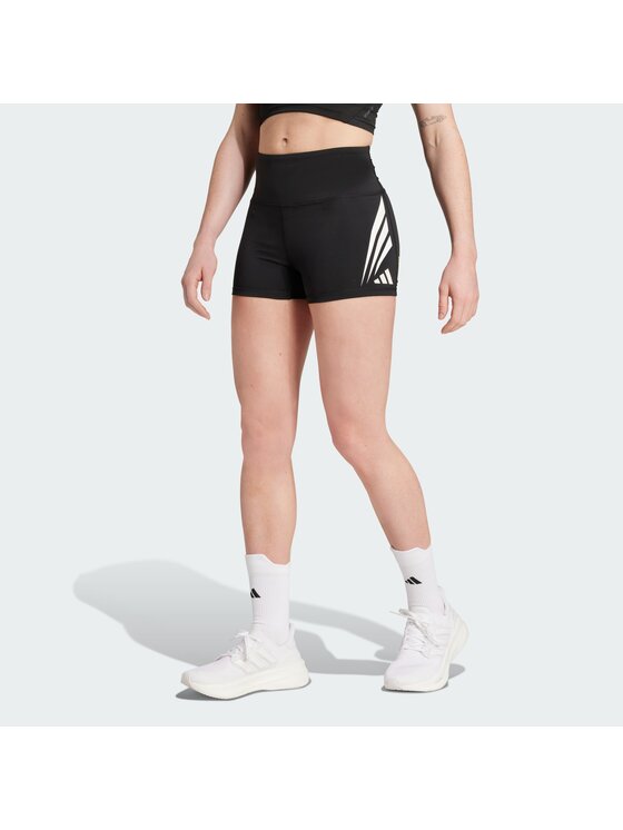 adidas adidas Szorty sportowe 155185 Czarny Fitted Fit