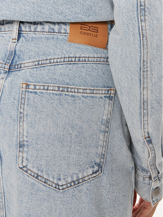 Gestuz Gestuz Jeansrock Mily 10909059 Blau Regular Fit